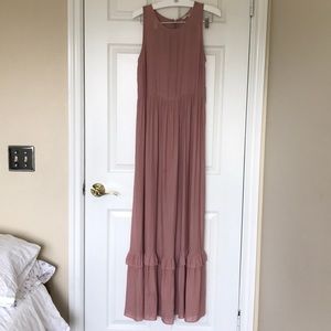 Mauve maxi dress
